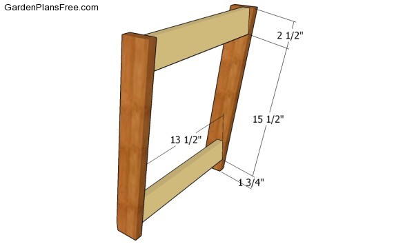 Building the sides of the TV stand