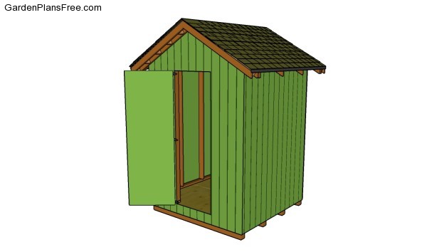 How to build a shed door