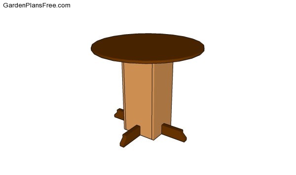 Pedestal table plans