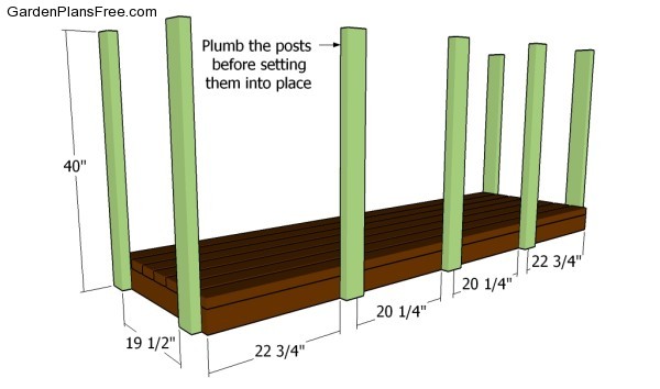 Attaching the posts