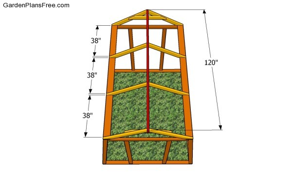 Attaching the rafters