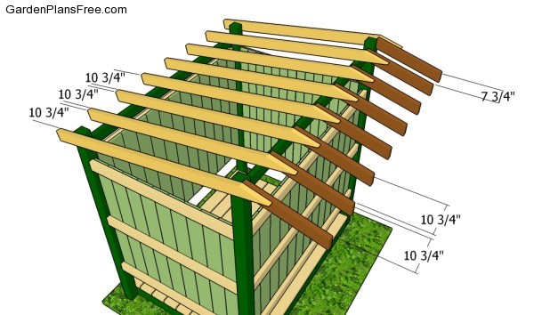 Attaching the rafters