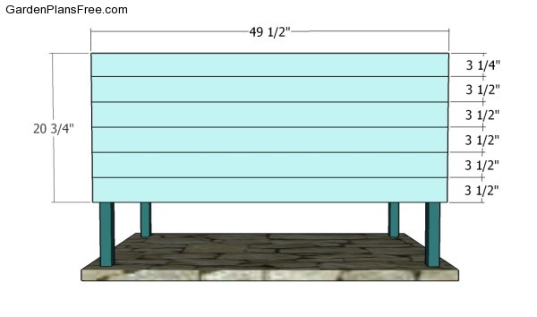 Building the back of the hutch