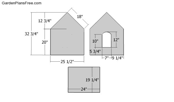 Building the exterior walls of the dog house