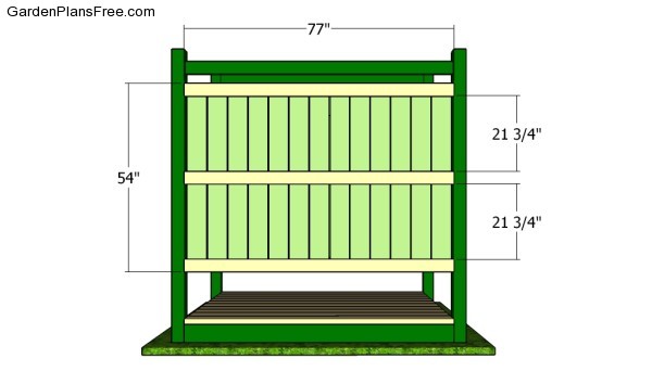 Building the side wall