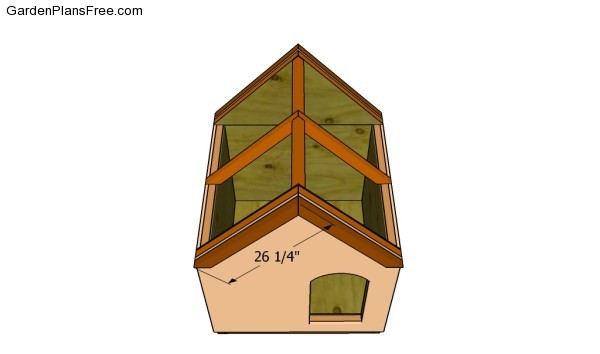 突出部の取り付け