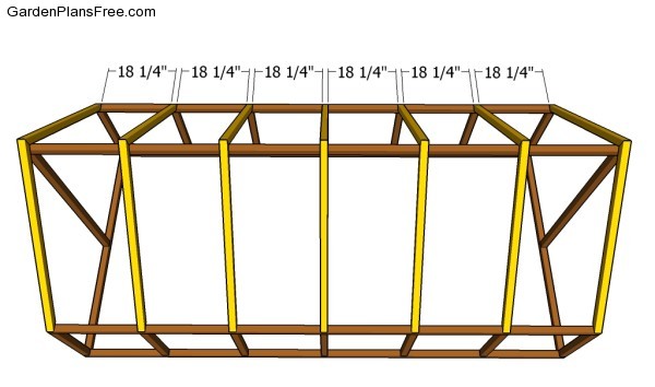 Fitting the rafters