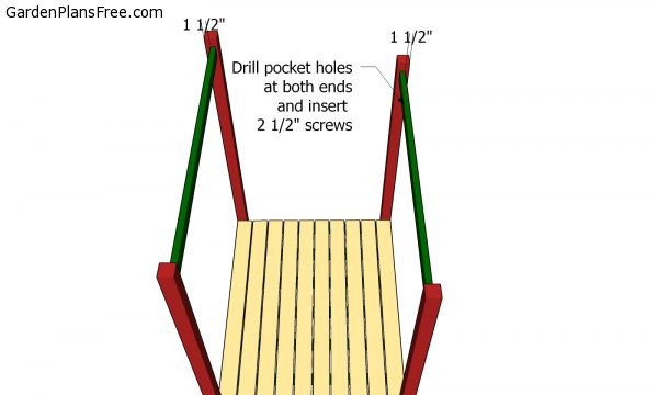 Fitting the top supports