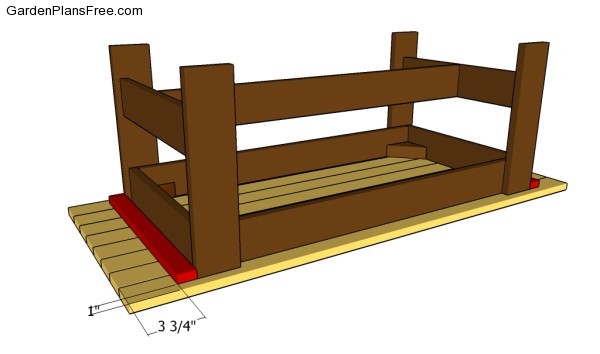 Attaching the tabletop