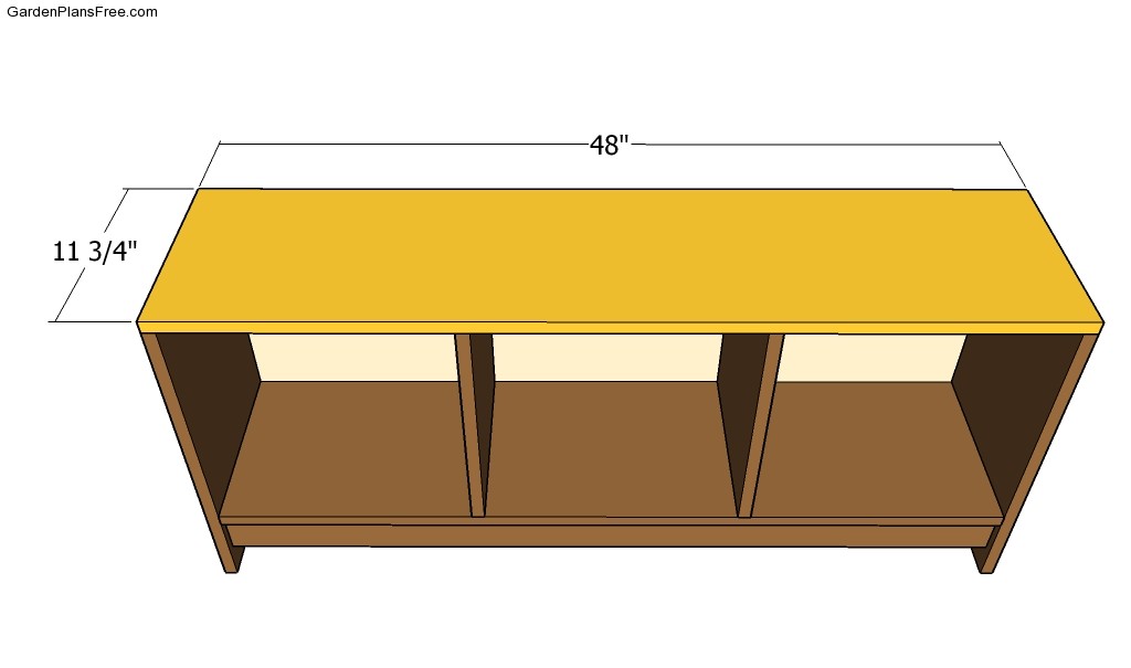 Storage Bench Plans | Free Garden Plans - How to build garden projects