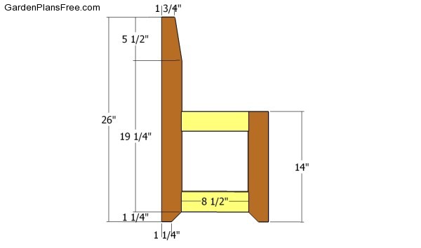 Building the sides of the chair