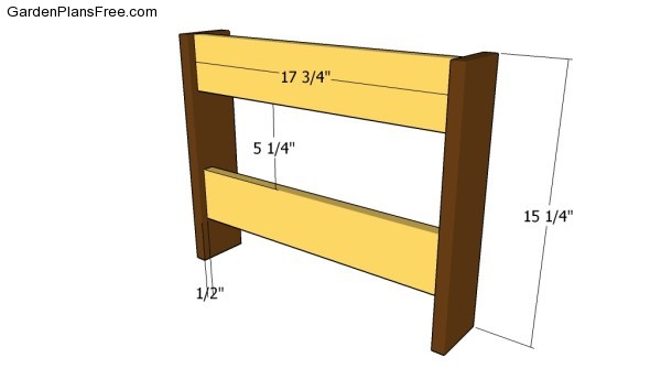 Building the sides of the table