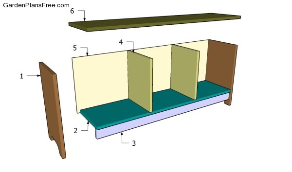 Building the storage bench