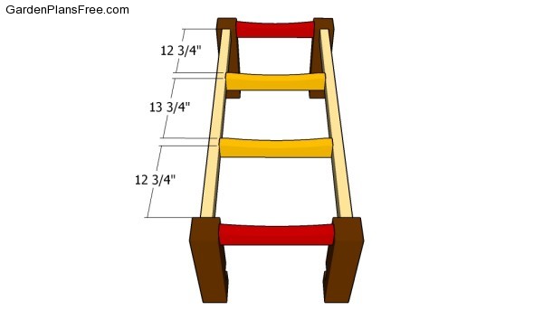 Fitting the seat supports