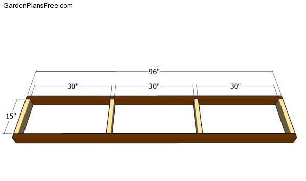 Building the frame of the rack