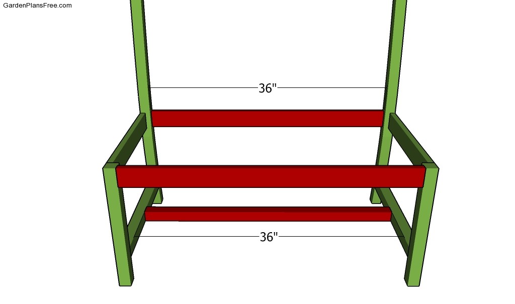 How to build a park bench | Free Garden Plans - How to build garden ...