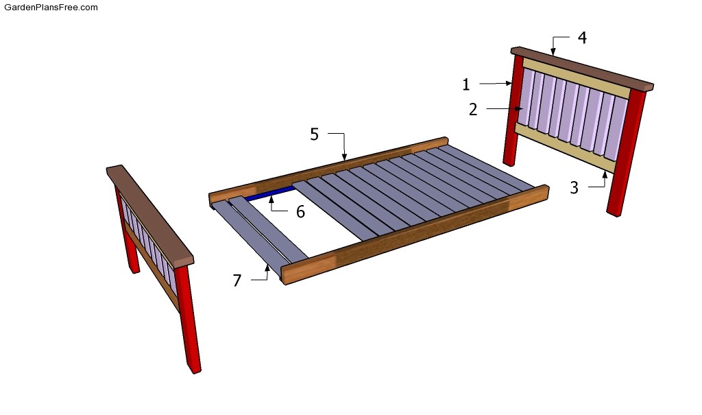 Twin Bed Plans | Free Garden Plans - How to build garden projects