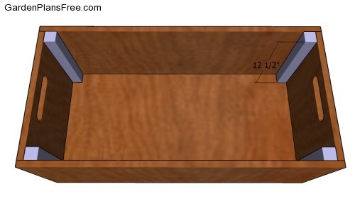 corner toy box plans