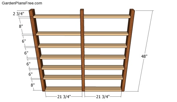 Building the frame of the vertical garden