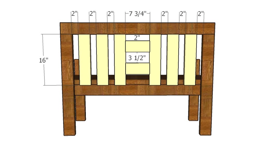 Simple Garden Bench Plans | Free Garden Plans - How to build garden ...