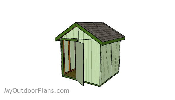 8x8-Gable-Shed-Plans