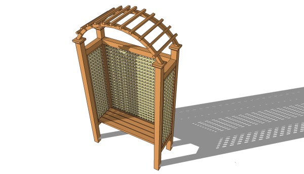 Arbor bench plans