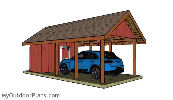 Carport-with-storage-plans