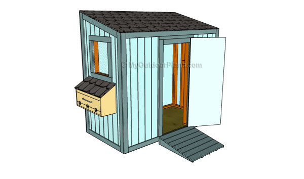 Chicken coop shed plans