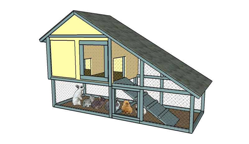 9 Free Rabbit Hutch Plans | Free Garden Plans - How to build garden