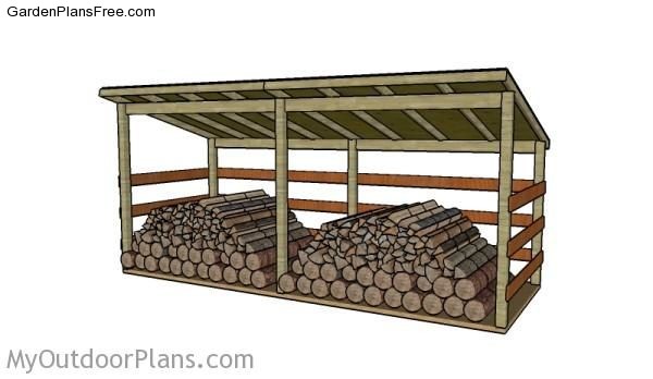 Large-Firewood-Shed-Plans