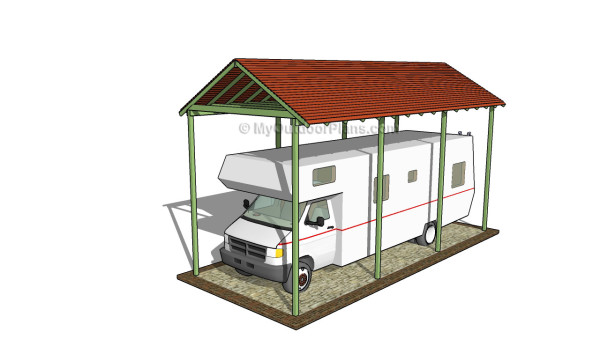 RV carport planuri