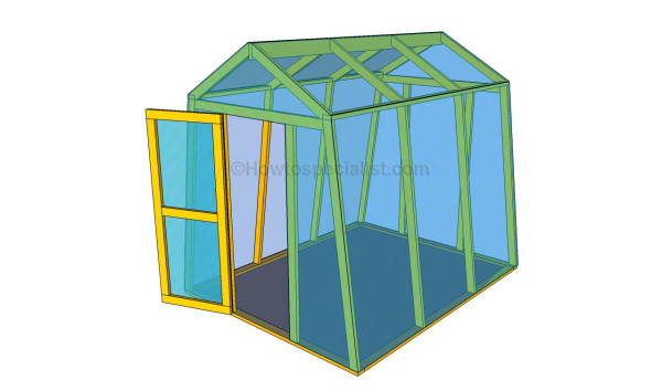 how to build a small greenhouse