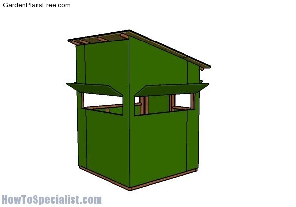 5x5-Deer-Blind-Plans