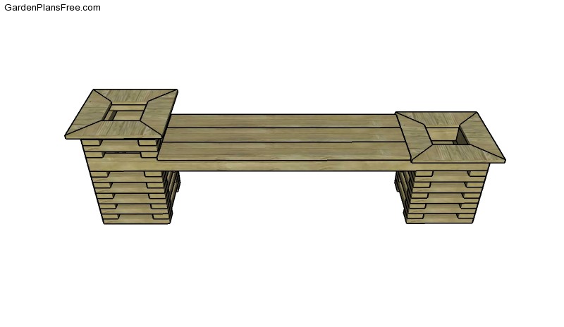 Planter bench plans