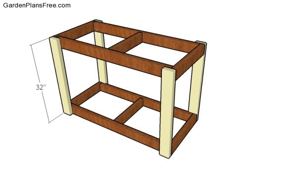 Assembling the workbench