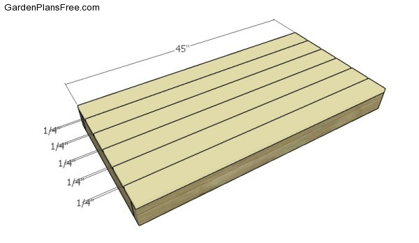 Fitting the seat slats