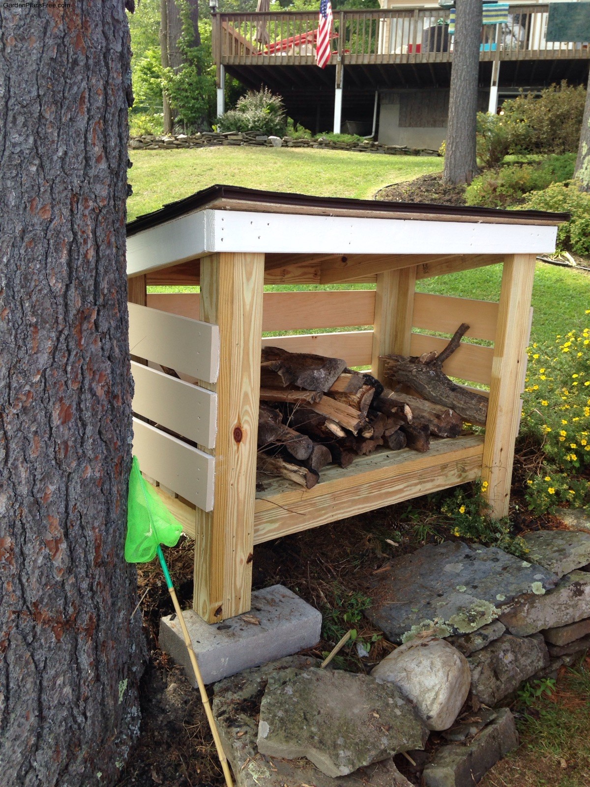 DIY Firewood Shed | Free Garden Plans - How to build ...