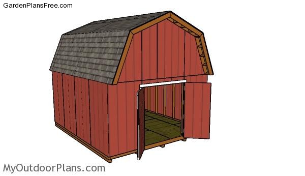 14x16 Barn Shed Building Plans | Free Garden Plans - How to build ...