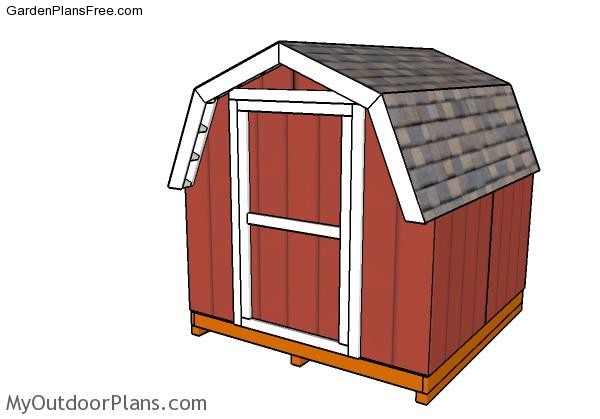 8x8-Short-Barn-Shed-Plans