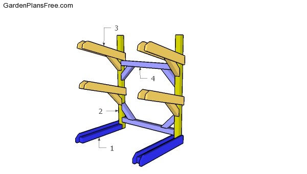 Wooden Kayak Rack Free DIY Plans Free Garden Plans How to