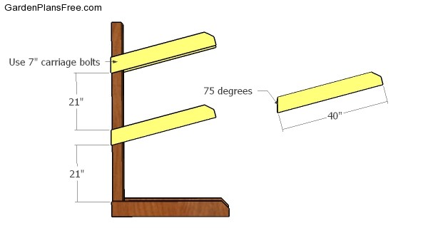 Wooden Kayak Rack - Free DIY Plans Free Garden Plans 