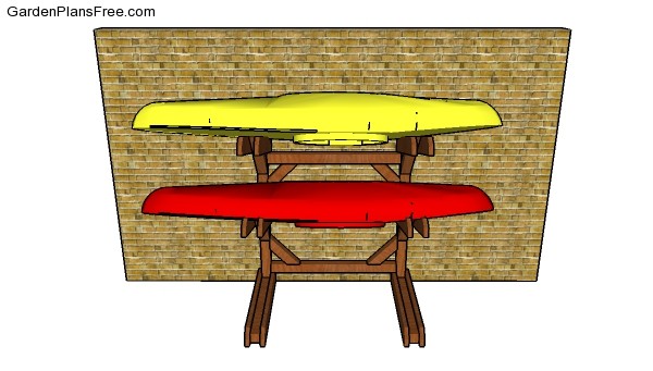 Wooden Kayak Rack - Free DIY Plans Free Garden Plans 