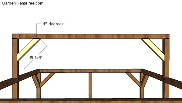 Ridge beam braces