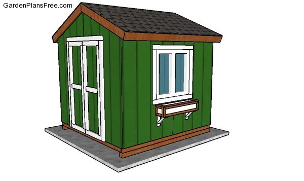 8x8 Garden Shed Plans 