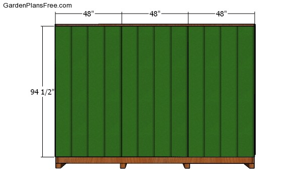 Paneles de revestimiento de pared posterior