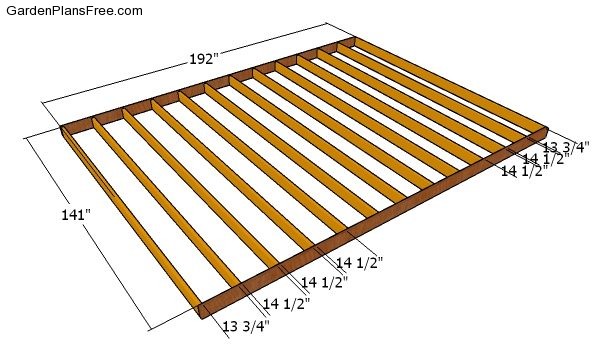 12x16 Shed Plans Diy Gable Shed Free Garden Plans How To