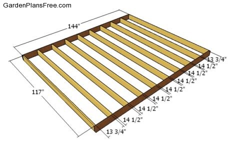 10x12 Lean to Shed Plans - PDF Download | Free Garden Plans - How to ...