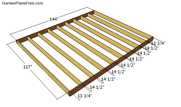 10x12 Lean to Shed Plans - PDF Download | Free Garden Plans - How to ...