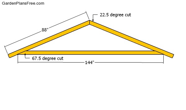 12x16 Shed Plans - DIY Gable Shed | Free Garden Plans - How to build ...