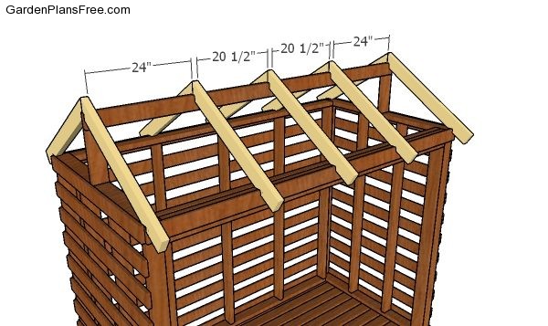 Fitting the rafters